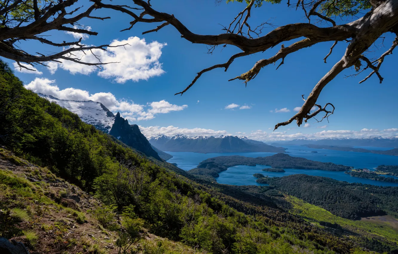 Photo wallpaper mountains, Argentina, Patagonia