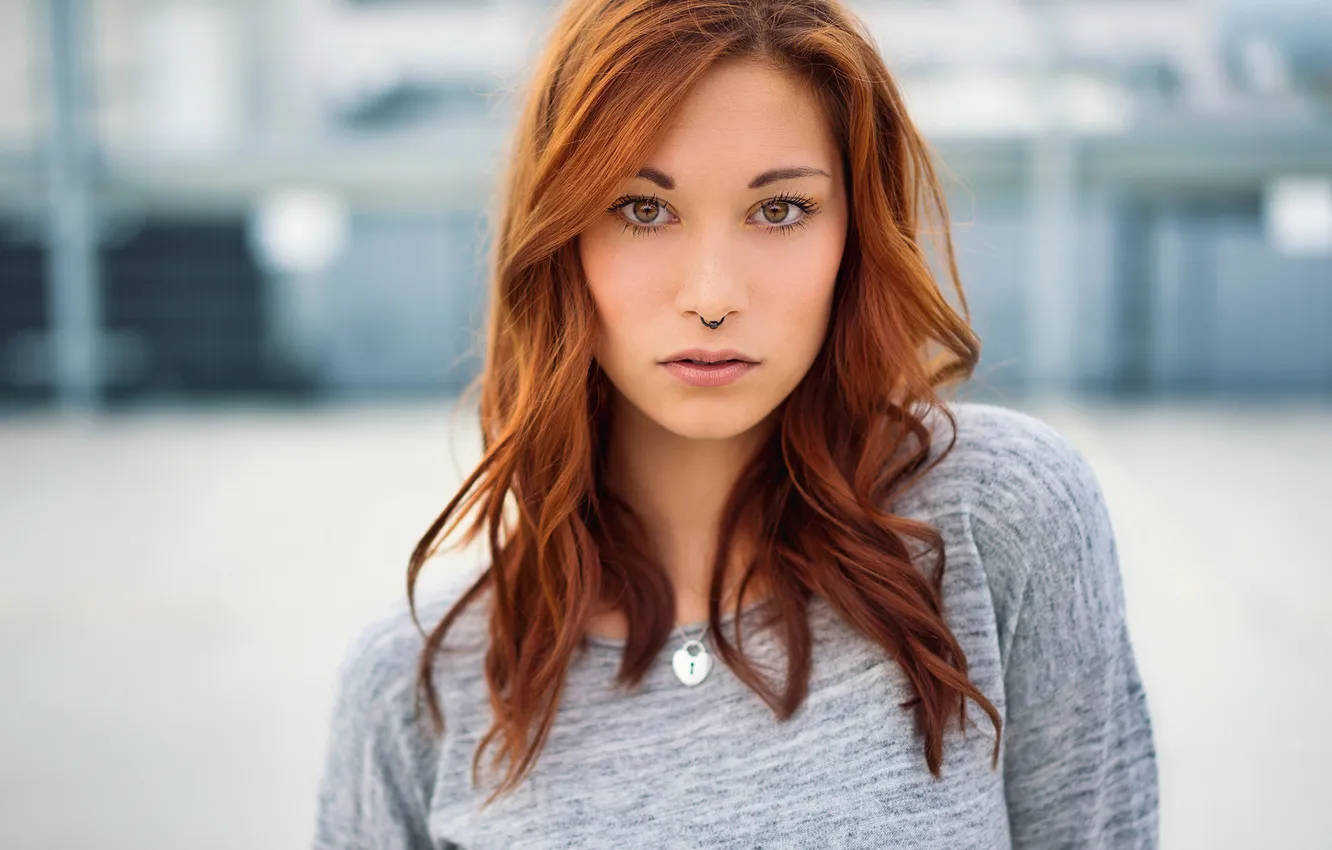 Photo wallpaper portrait, redhead, Victoria, Martin Kühn