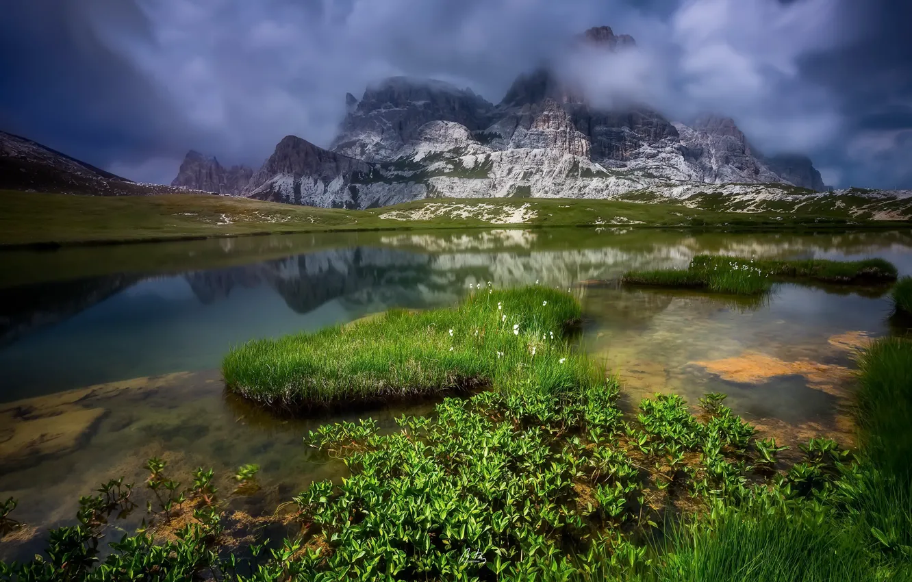 Photo wallpaper nature, summer, Dolomiti