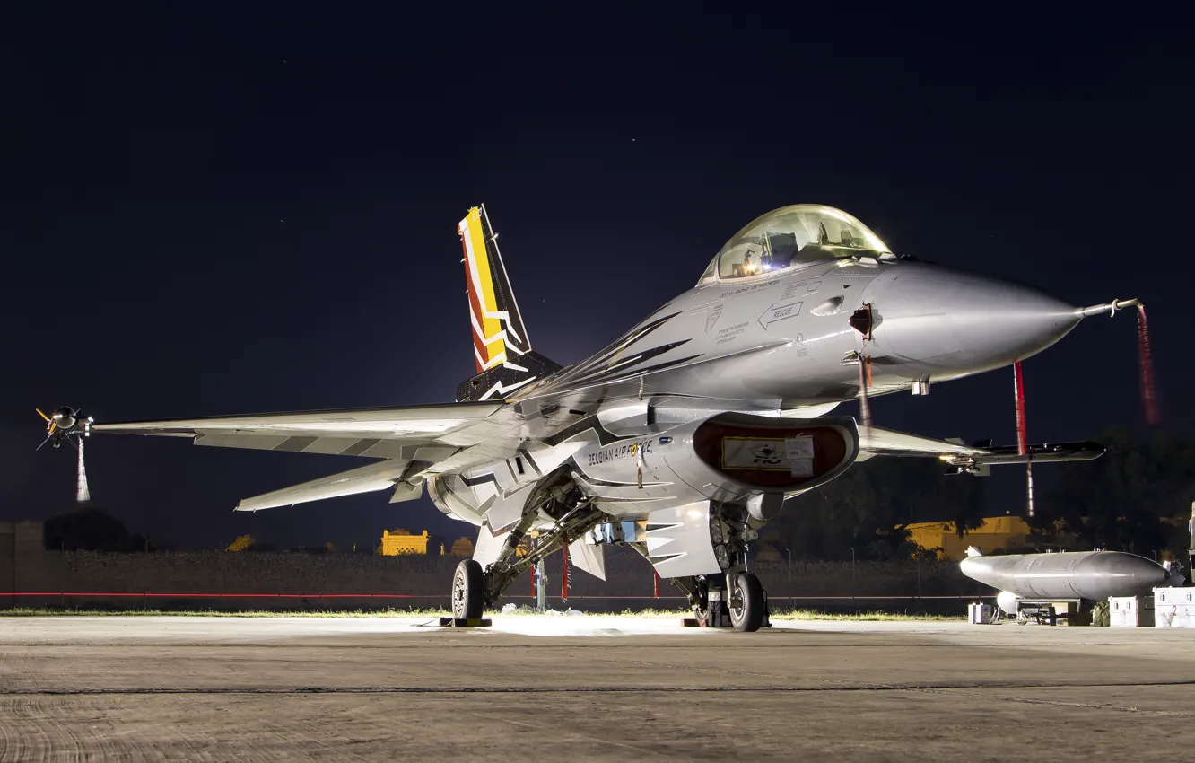 Photo wallpaper fighter, Falcon, multipurpose, F-16AM