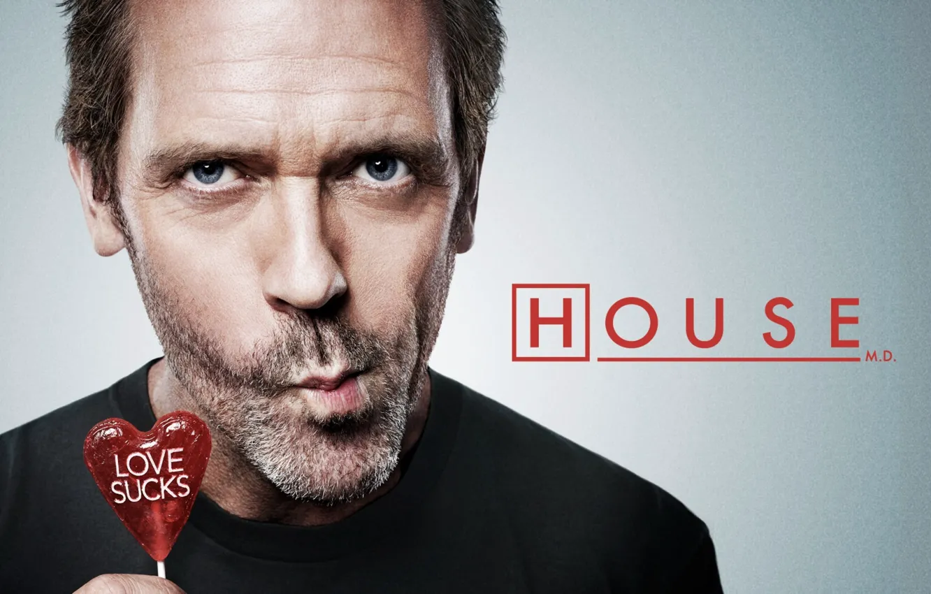 Photo wallpaper House M.D., Hugh Laurie, Dr. House, the series, Hugh Laurie, Gregory House, candy that will