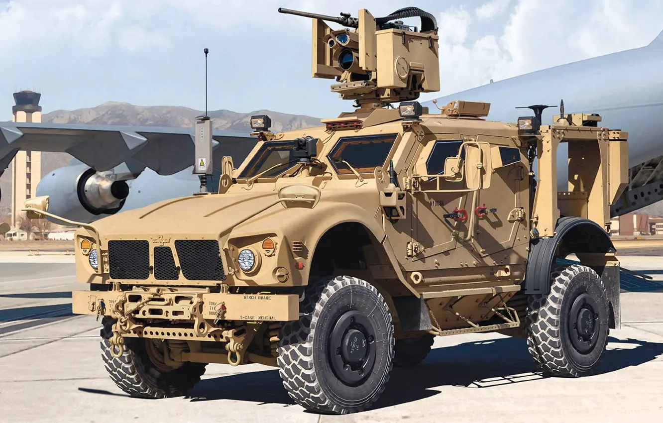 Photo wallpaper USA, US Army, Valery Petelin, JLTV, Joint Light Tactical Vehicle, tactical vehicle, Oshkosh L-ATV, M1024A1 …