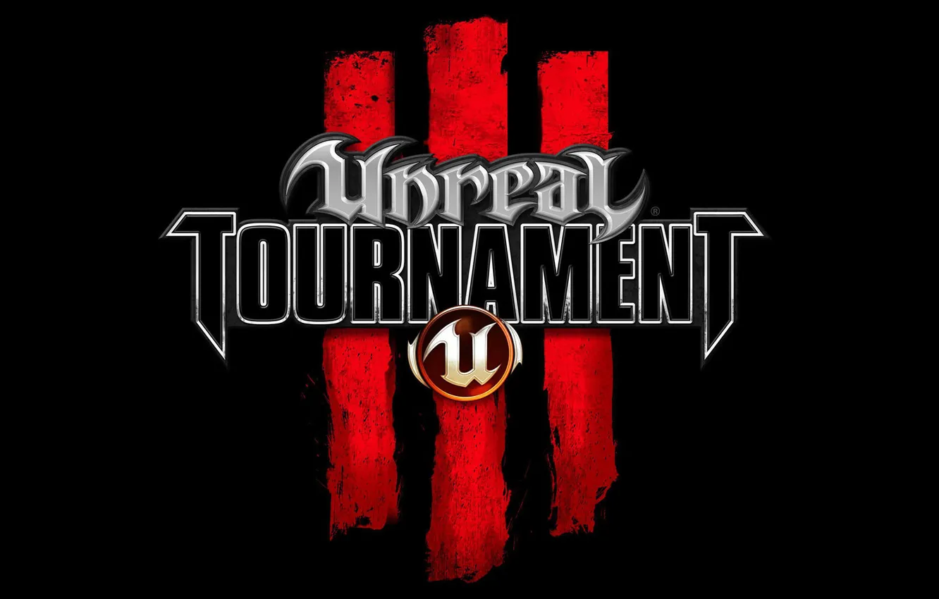 Photo wallpaper logo, unreal, tournament