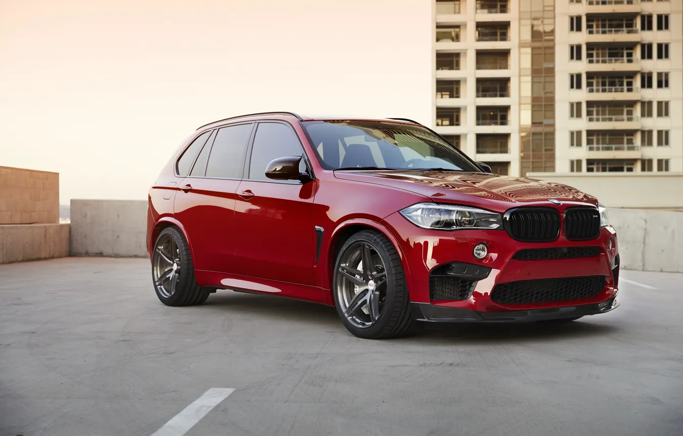 Photo wallpaper BMW, RED, X5M, Sight, F85