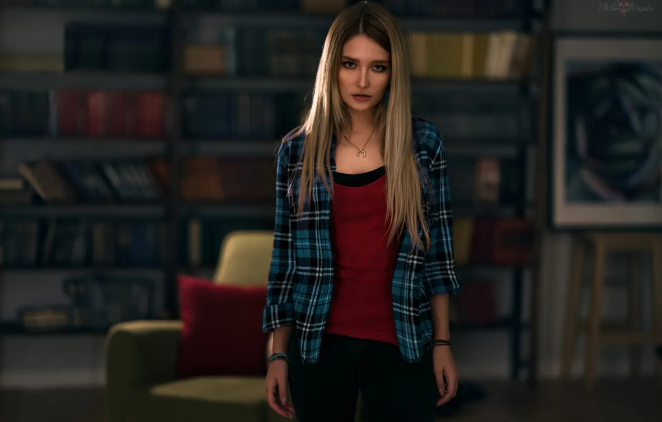 Photo wallpaper girl, sexy, Wallpaper, sweetheart, model, bright, portrait, jeans