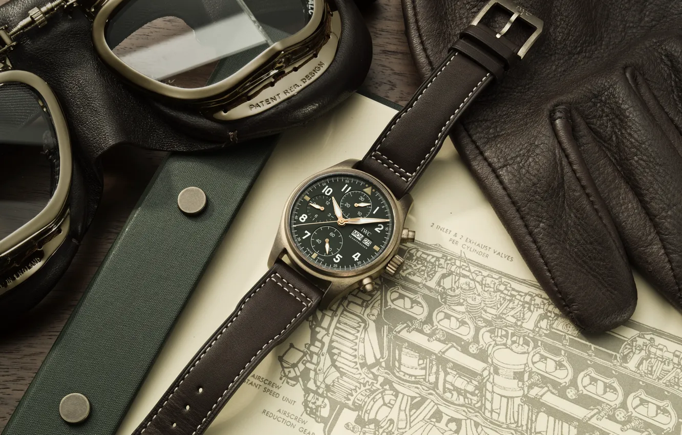 Photo wallpaper IWC, Spitfire, Swiss Luxury Watches, Swiss wrist watches luxury, analog watch, collection of watches for …