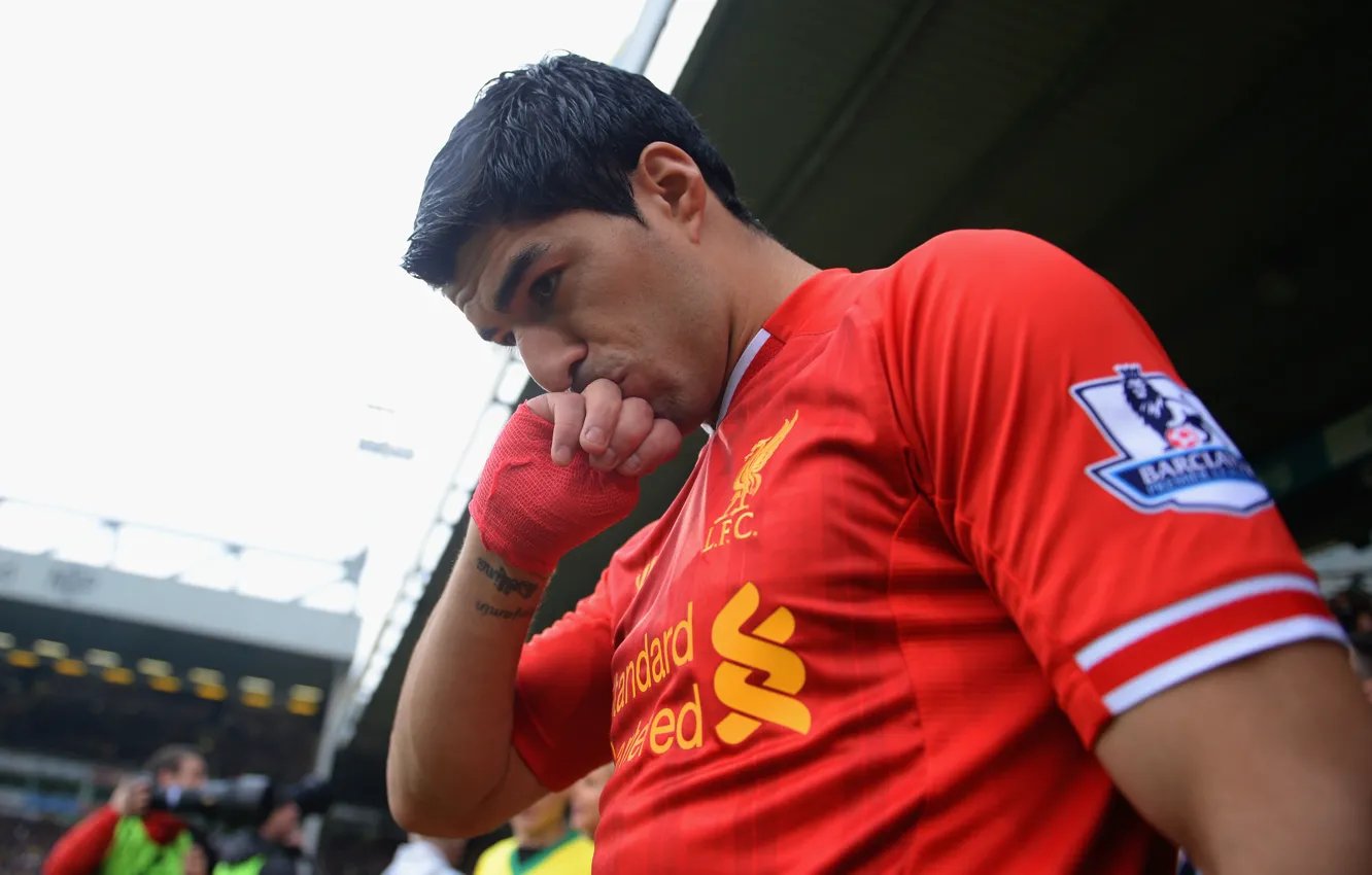 Photo wallpaper Sport, Football, Football, Liverpool, Sport, Luis Suarez, Liverpool Football Club, Luis Alberto Suárez Díaz