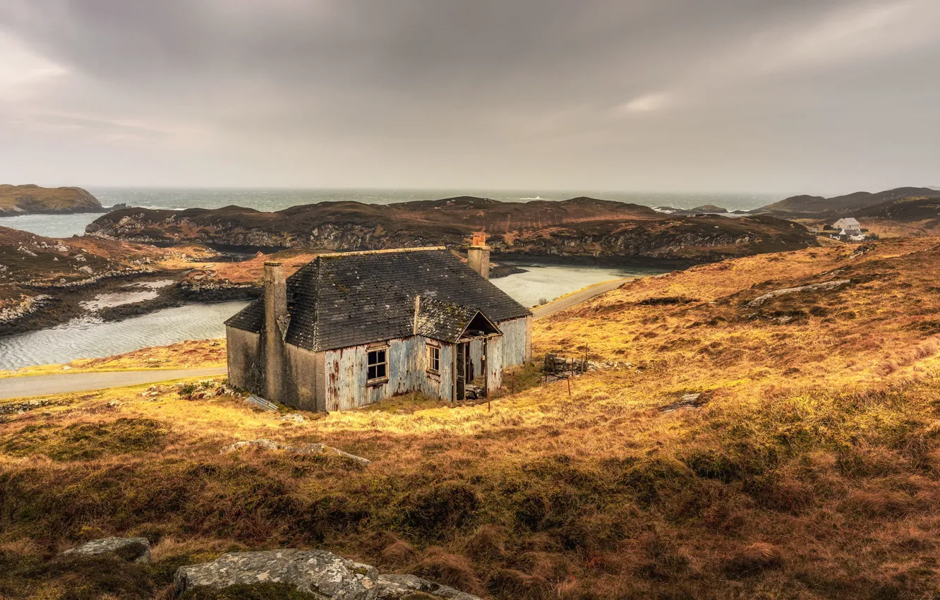 Photo wallpaper sea, shore, home