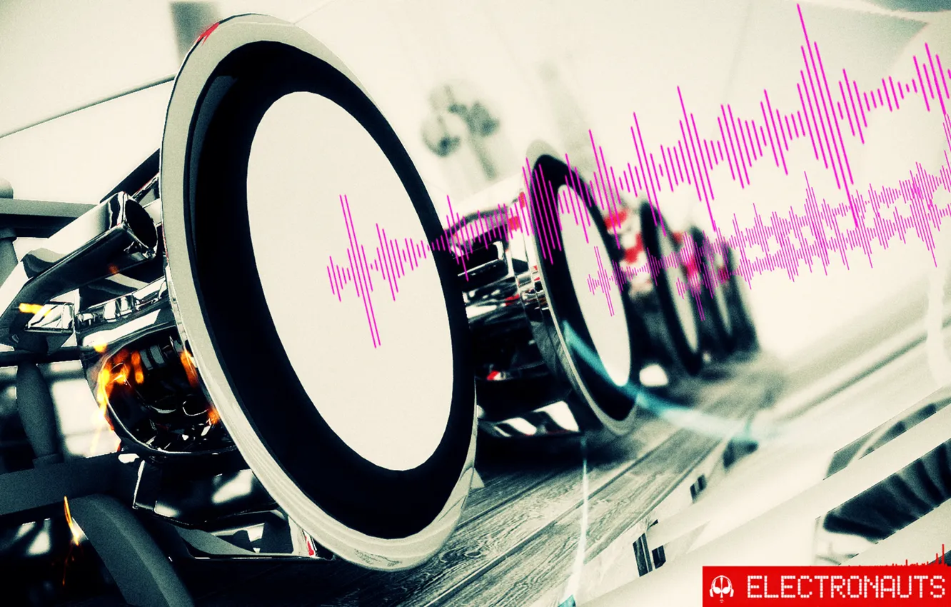 Photo wallpaper style, music, dynamics, sound, art