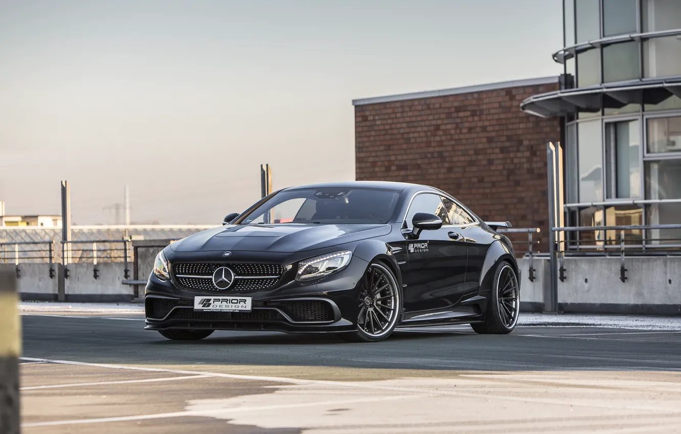 Photo wallpaper auto, tuning, Mercedes-Benz, Mercedes, Prior-Design, C217, PD990SC