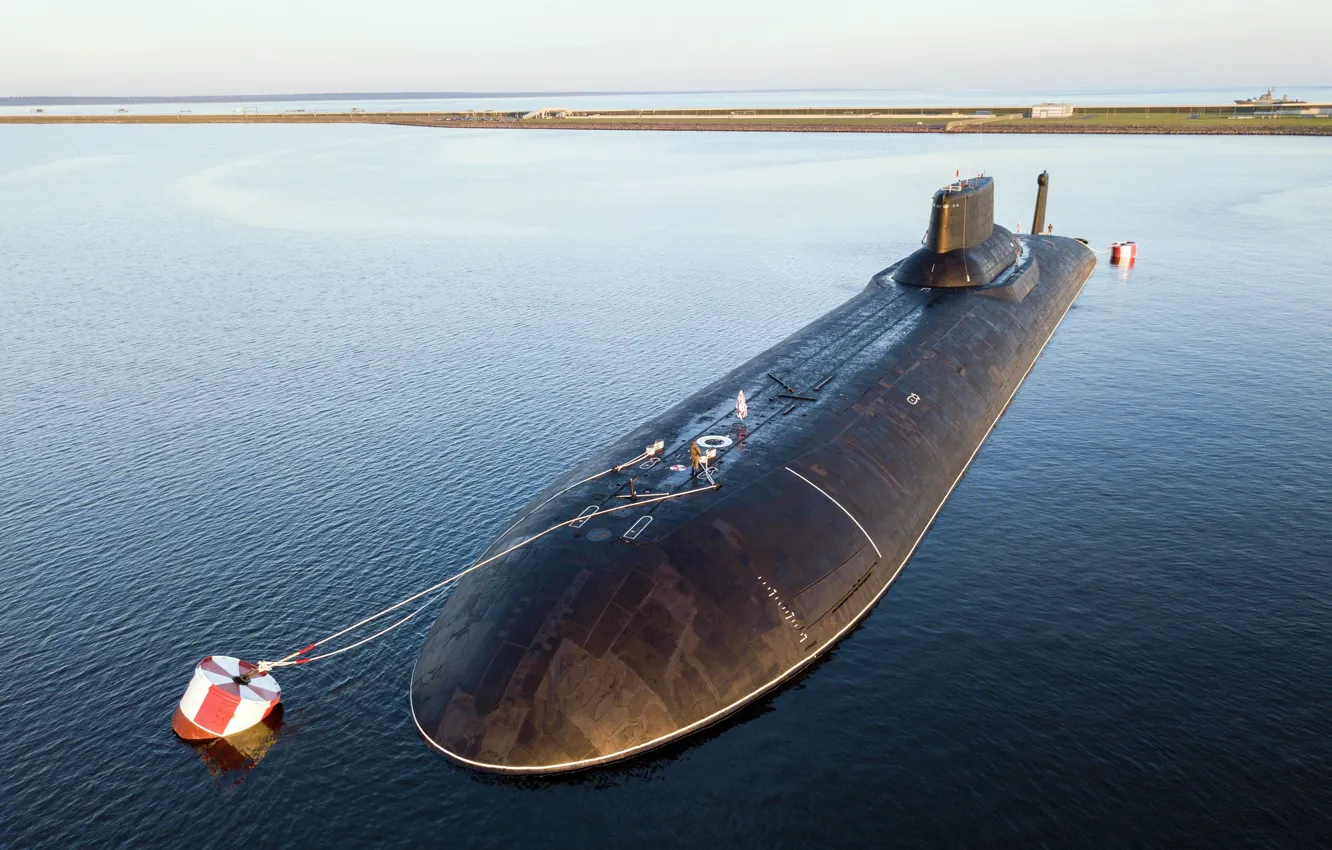 Photo wallpaper submarine, Dmitry Donskoy, underwater nuclear cruiser
