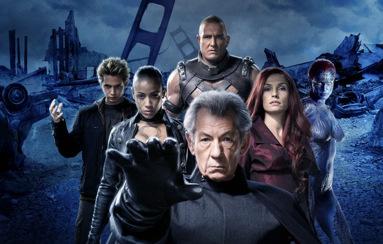 Photo wallpaper 2006, wallpaper, fantasy, Bad, Superheroes, Mystic, Famke Janssen, X-Men