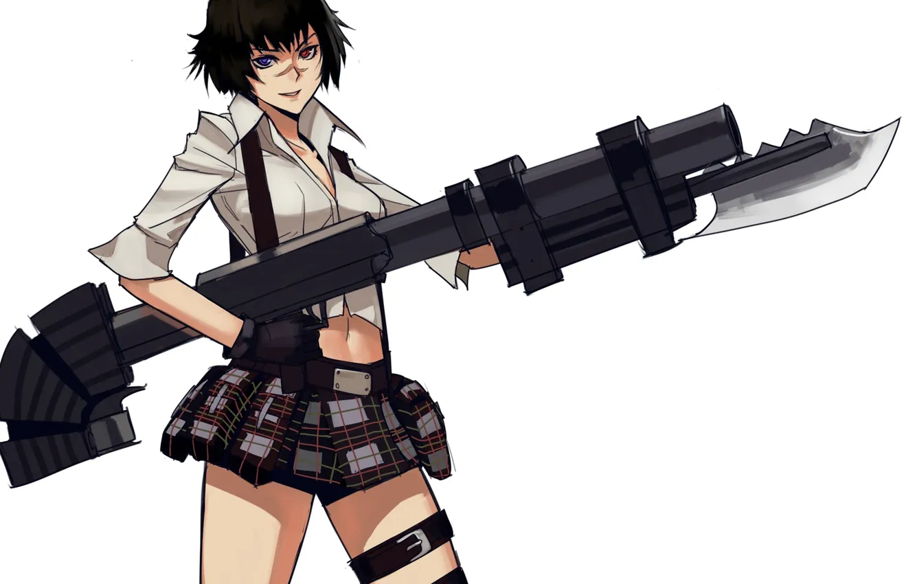 Photo wallpaper girl, hunter, art, Devil May Cry, Lady, Mary, Kalina Ann