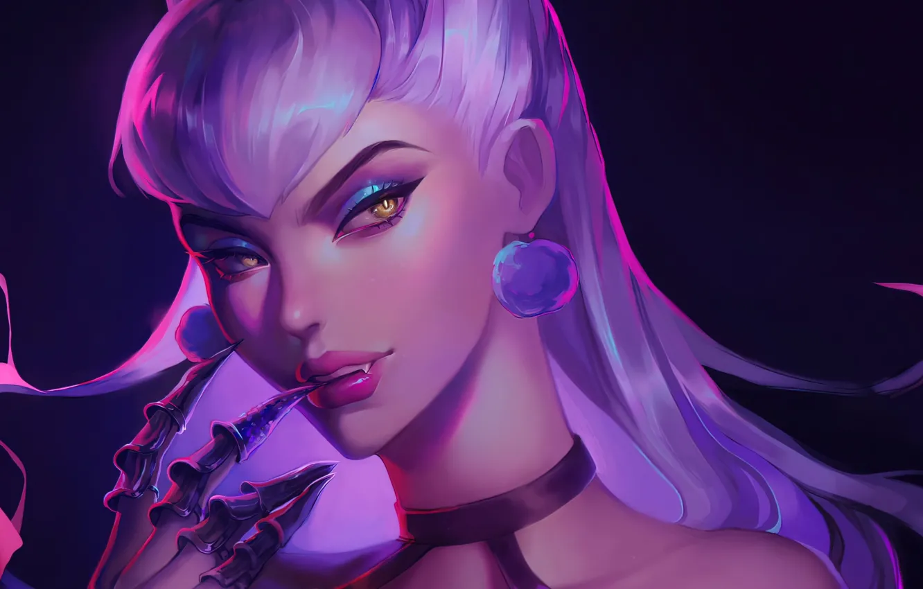 Photo wallpaper beautiful girl, League of Legends, Evelynn KDA, Evelynn (League Of Legends), Girl art