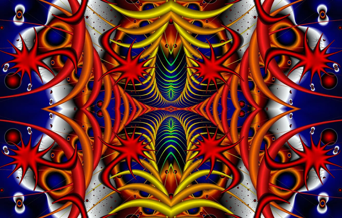 Photo wallpaper fantasy, figure, symmetry
