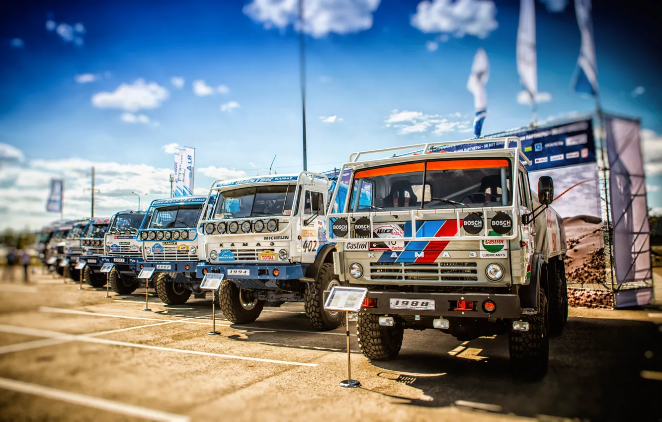 Photo wallpaper machine, auto, sport, Truck, Master, Russia, 2009, 2018