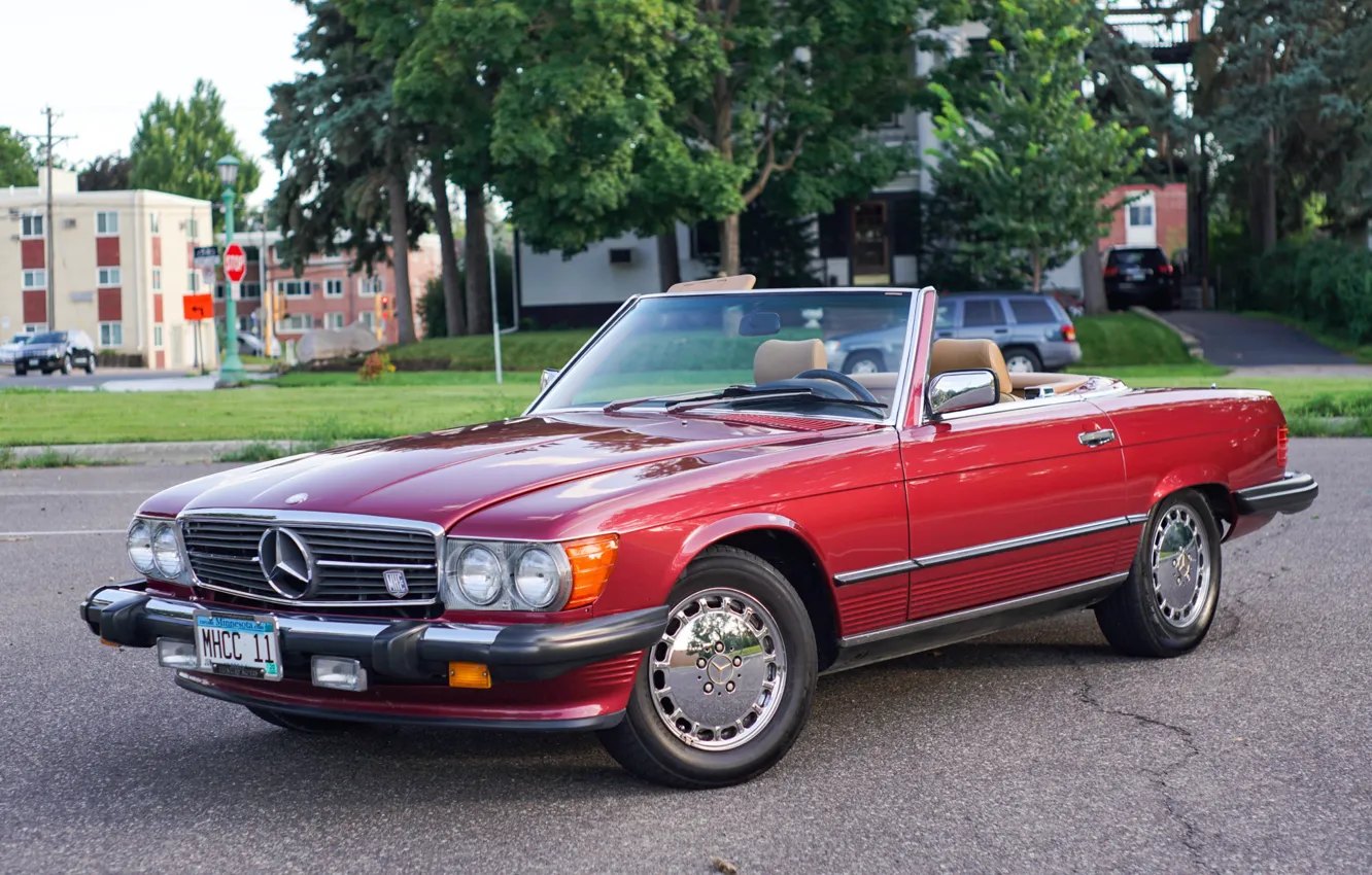 Photo wallpaper Mercedes - Benz, R107, 560sl