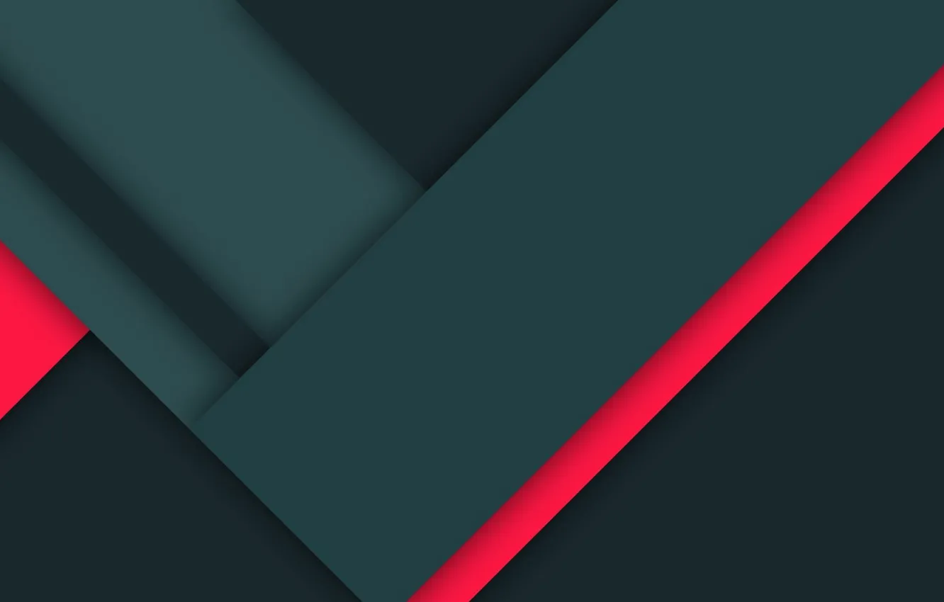 Photo wallpaper angle, the volume, layer