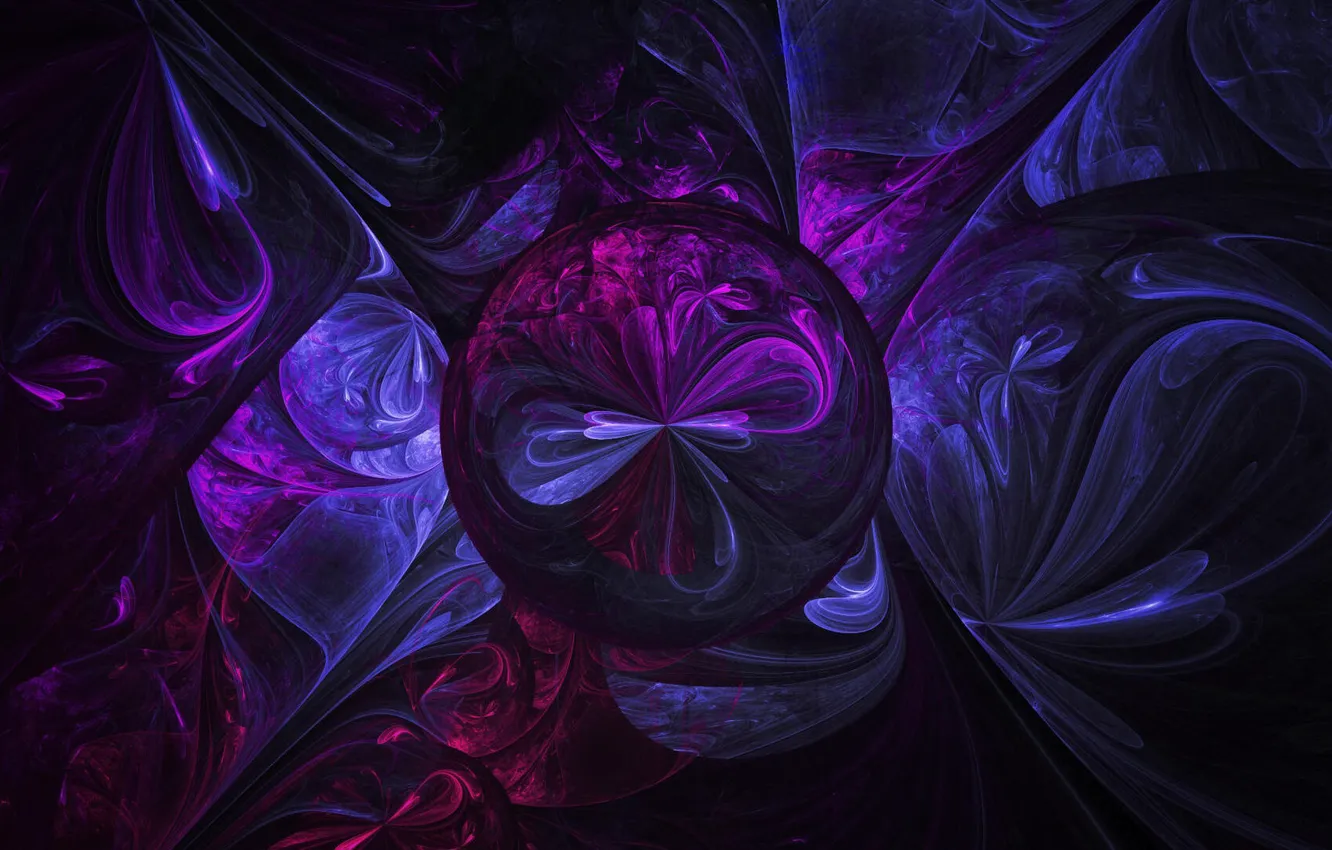 Photo wallpaper energy, abstraction, movement, rotation, fractal, energy, abstraction, Motion