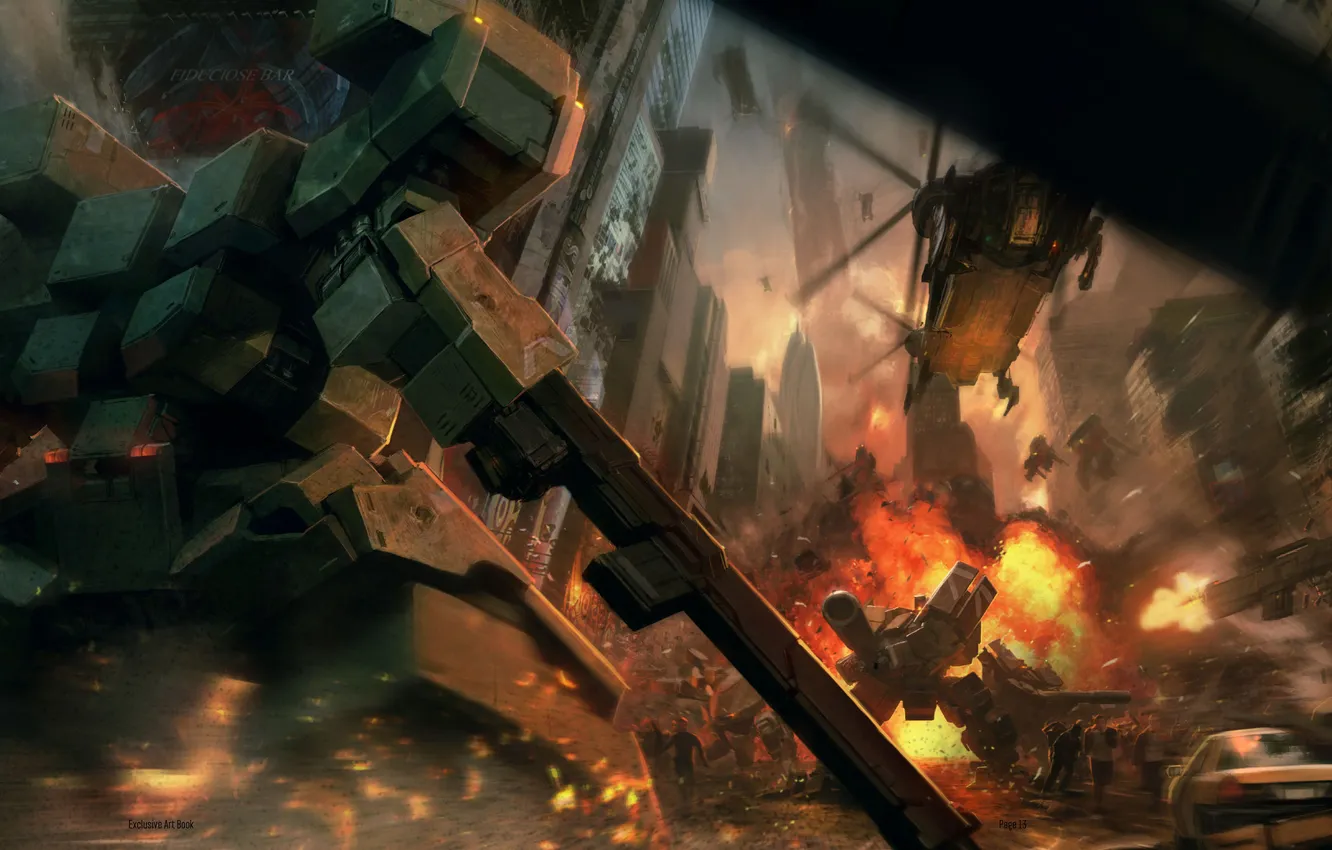 Photo wallpaper battle, gun, Front mission, vanzari