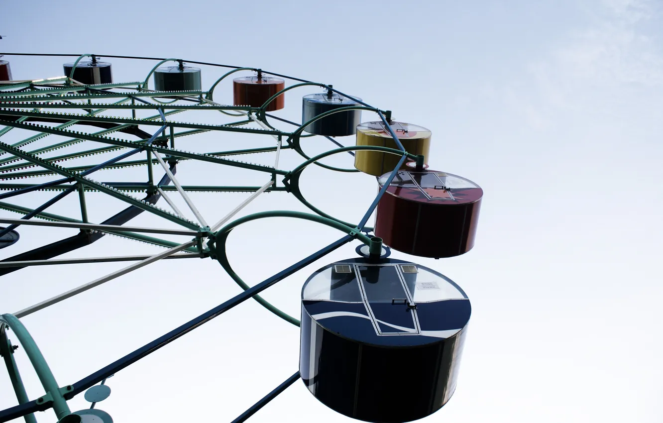 Photo wallpaper wheel, Ferris, Orenburg