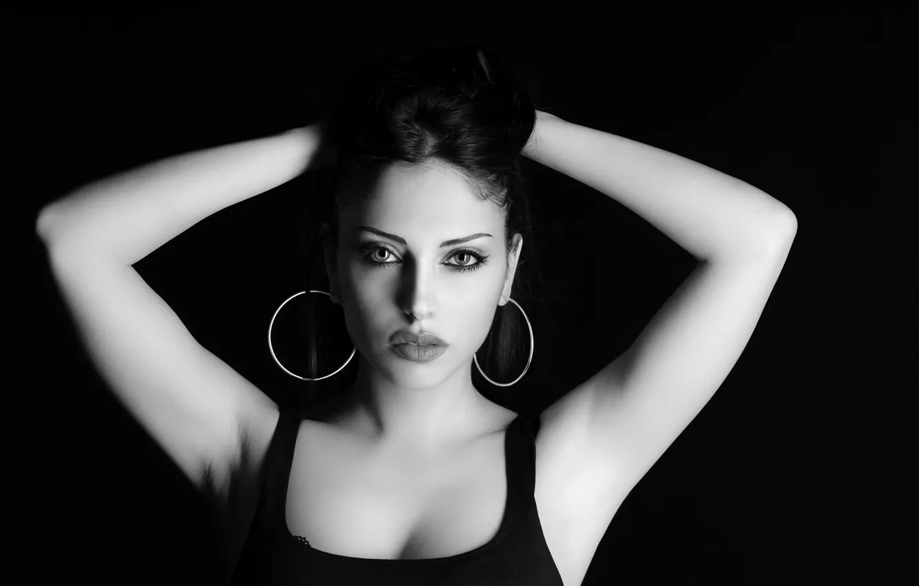 Photo wallpaper face, model, beauty, Beatrice