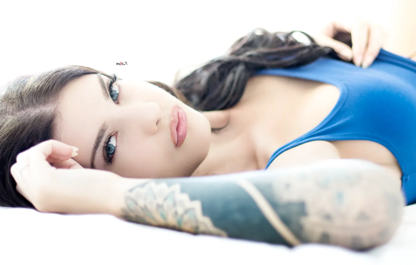 Photo wallpaper look, girl, background