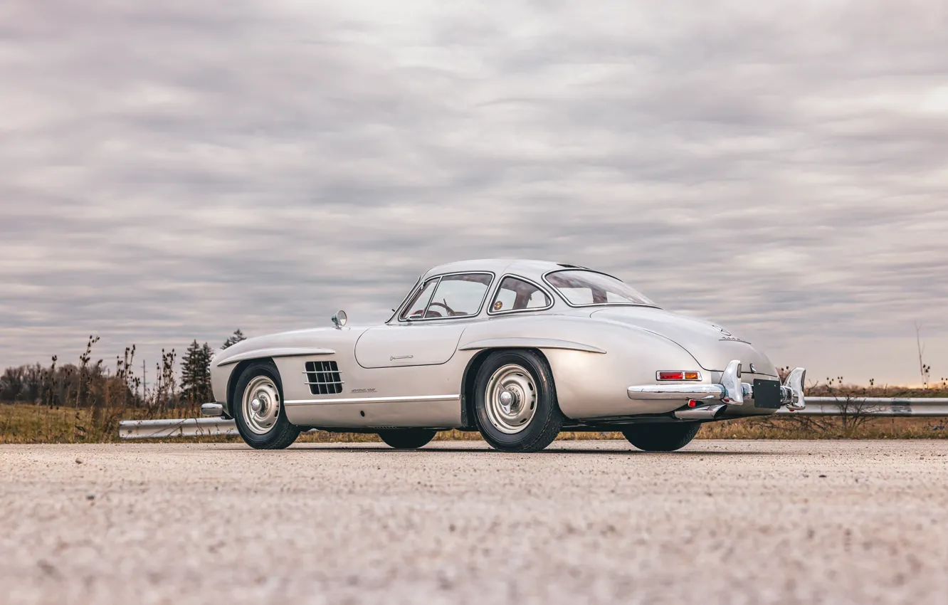 Photo wallpaper Mercedes-Benz, 300SL, 1955, Mercedes-Benz 300 SL, Gullwing
