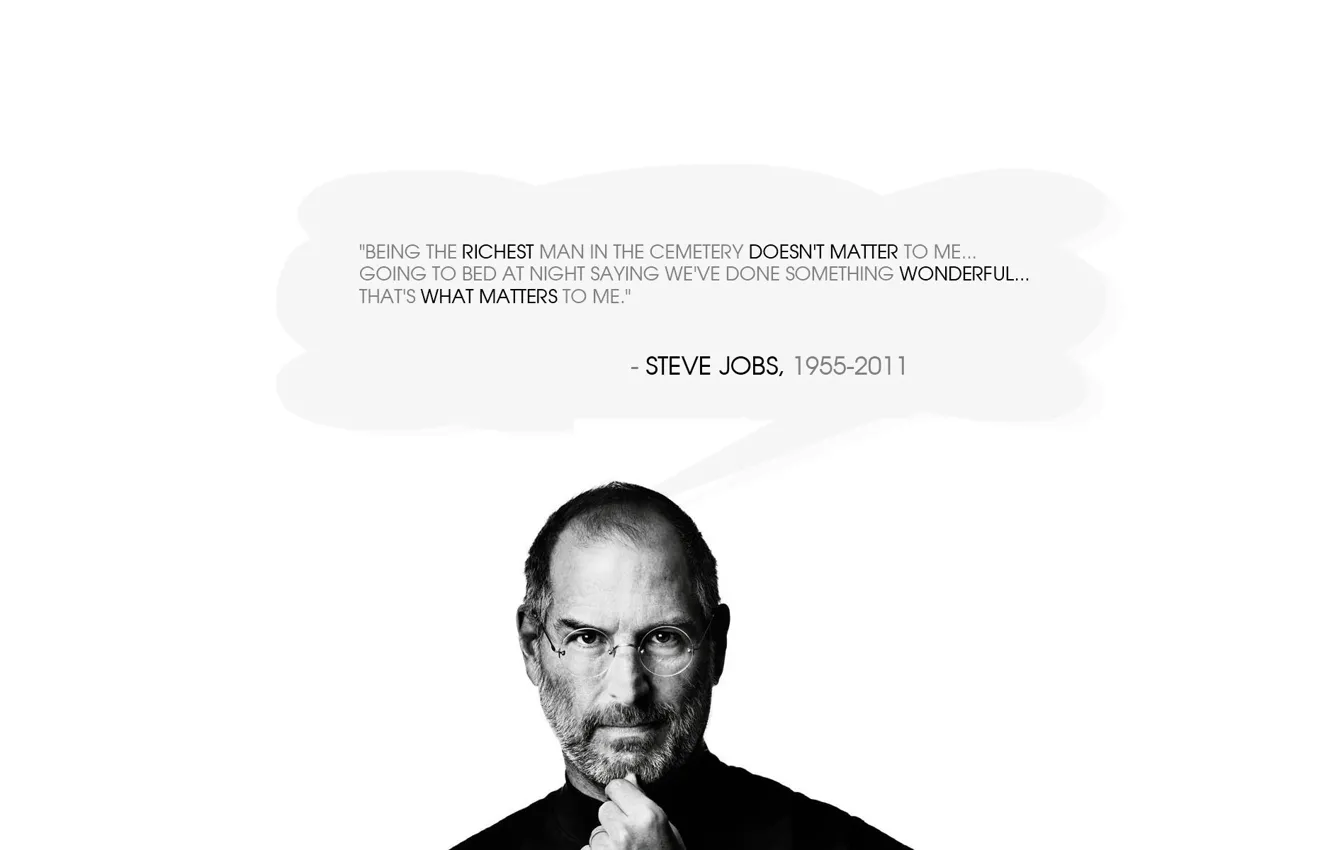 Photo wallpaper RIP, Steve Jobs, a genius of our time