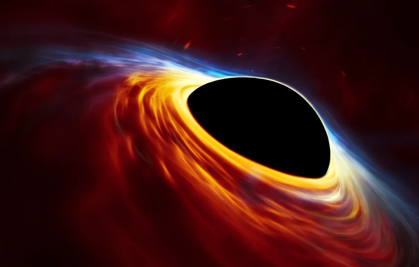 Photo wallpaper space, the universe, universe, black hole, cosmos, black hole, supermassive, supermassive