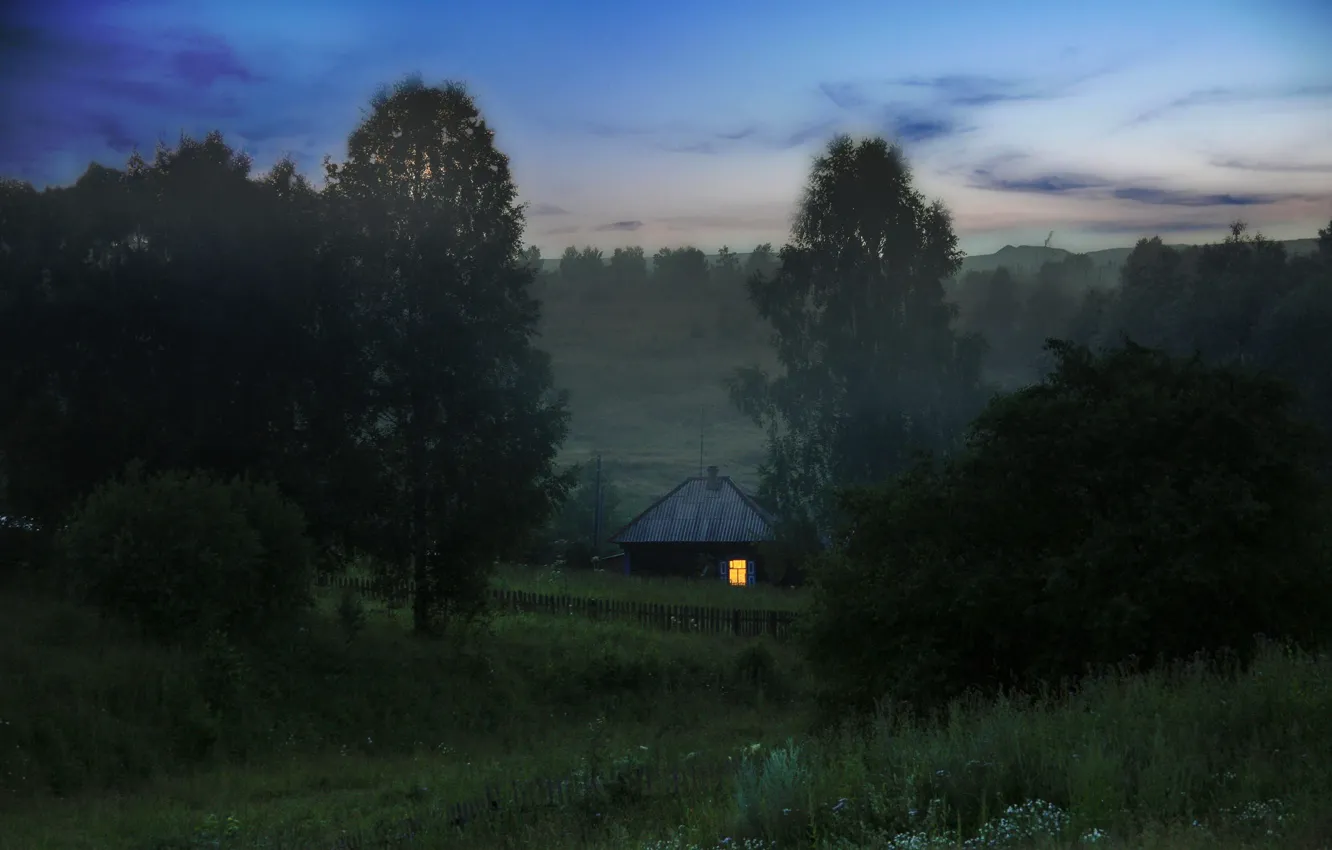 Photo wallpaper summer, fog, comfort, the evening, summer, Russia, Russia, evening