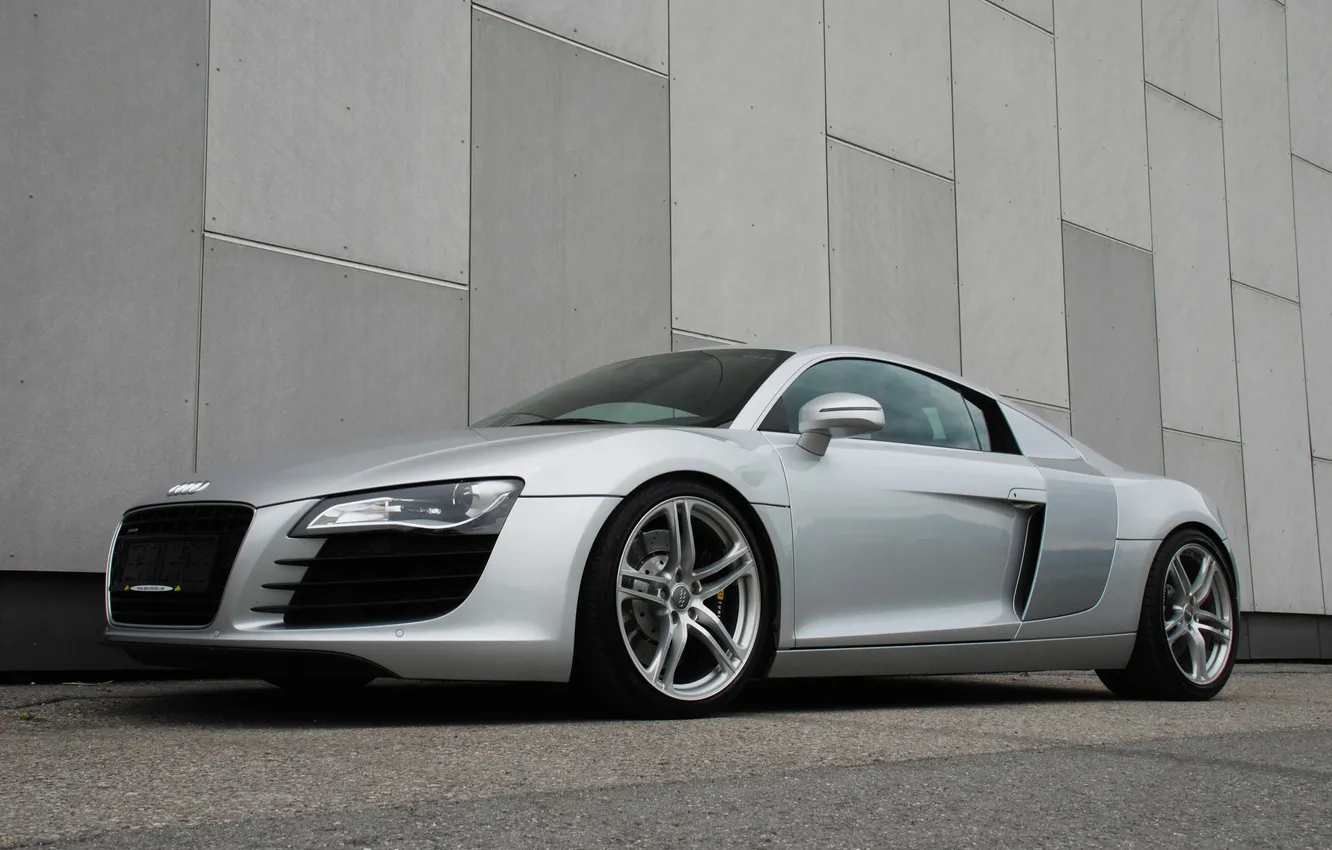 Photo wallpaper car, machine, asphalt, tuning, asphalt, O.CT, 2988x2000, udi r8 4.2 v8