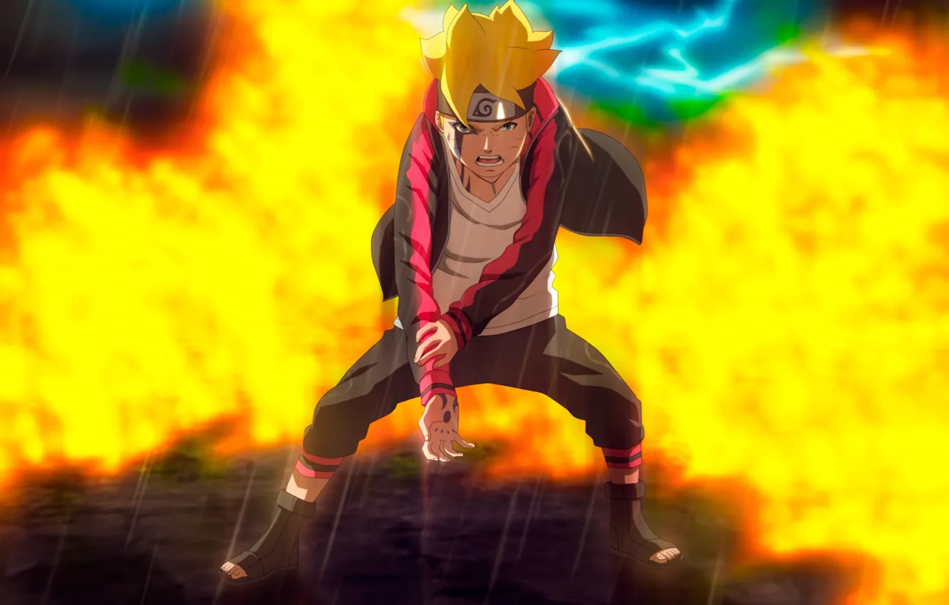 Photo wallpaper power, boy, Naruto, stand, Boruto