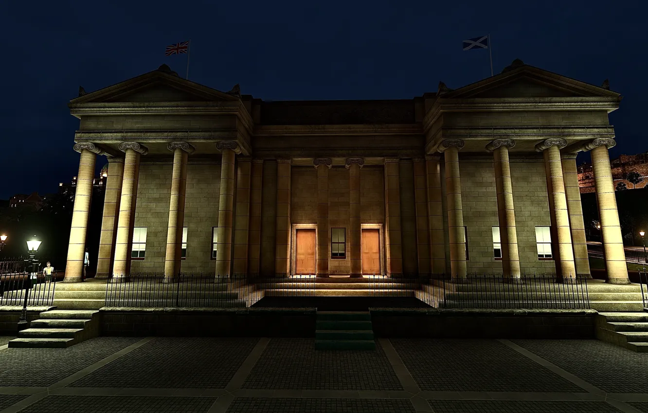 Photo wallpaper HDR, game, old, Scotland, building, UHD, XBox One X, Forza Horizon 4