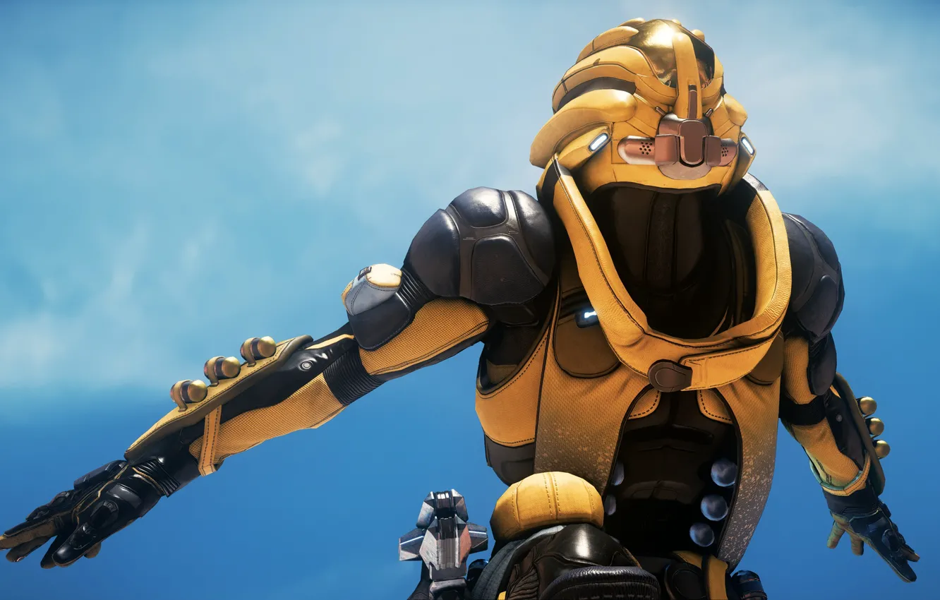 Photo wallpaper costume, Mass Effect Andromeda, Pioneer