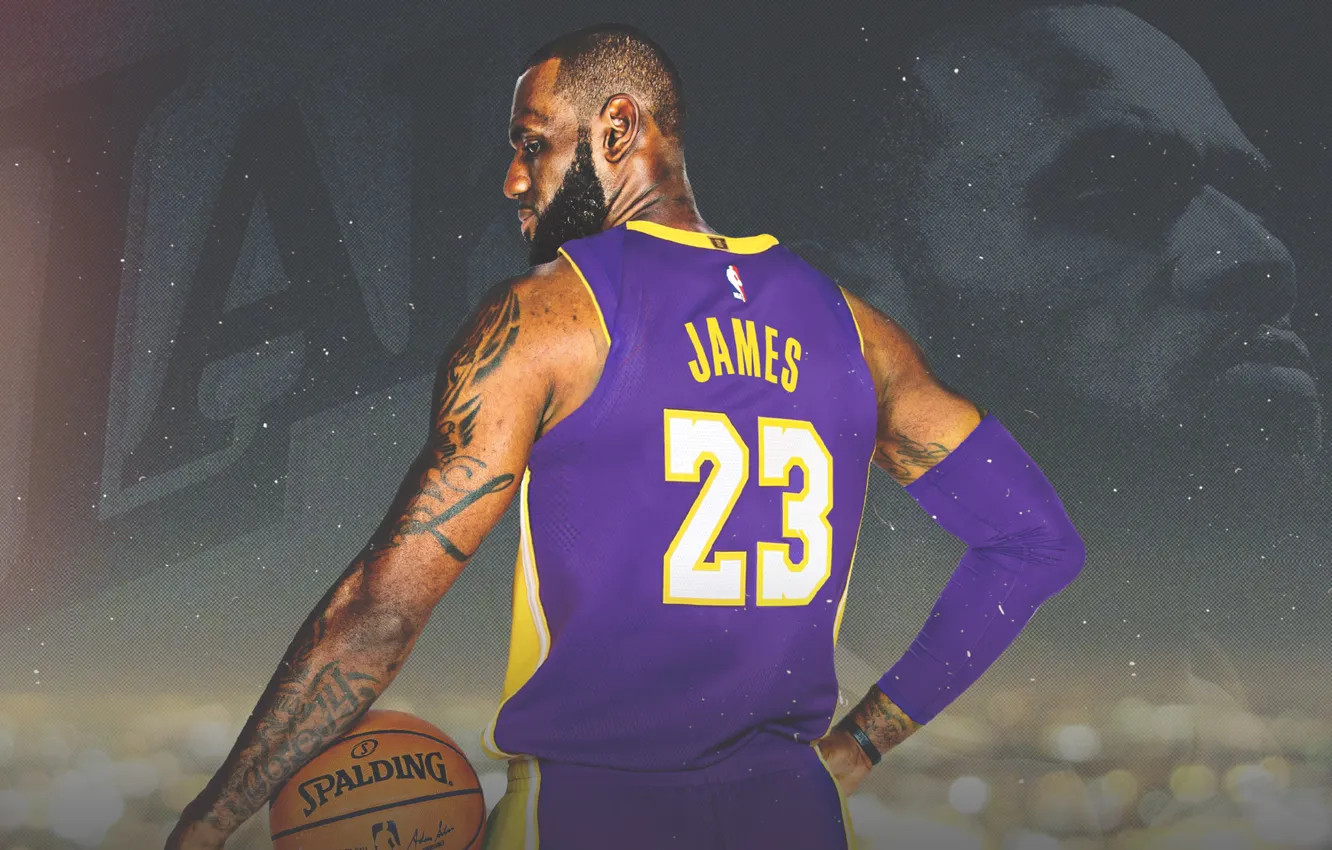 Photo wallpaper basketball, James, Legend, NBA, LeBron James, the lakers, lebron, Sport
