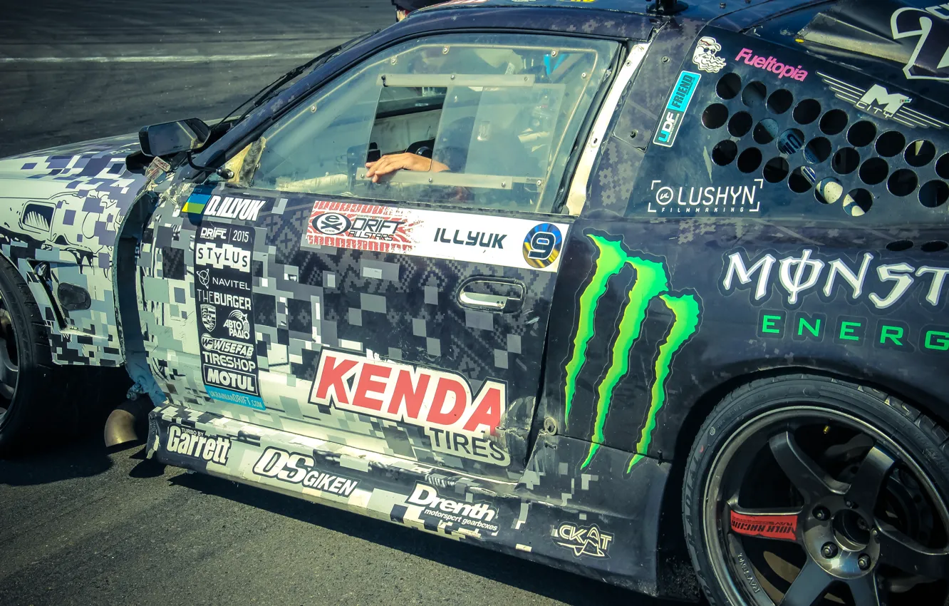 Photo wallpaper airbrushing, drift, monster, Kenda