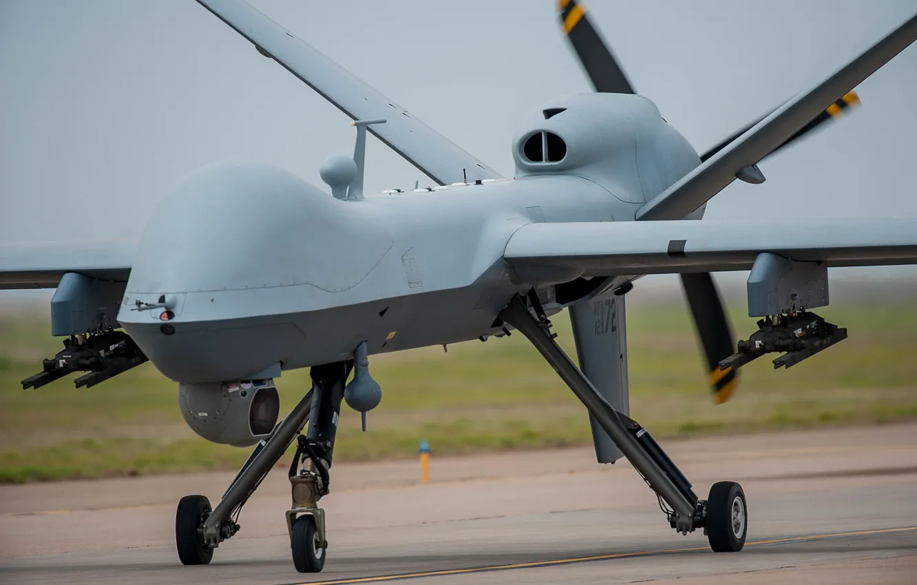 Photo wallpaper multipurpose, unmanned, camera, Reaper, MQ-9, flying