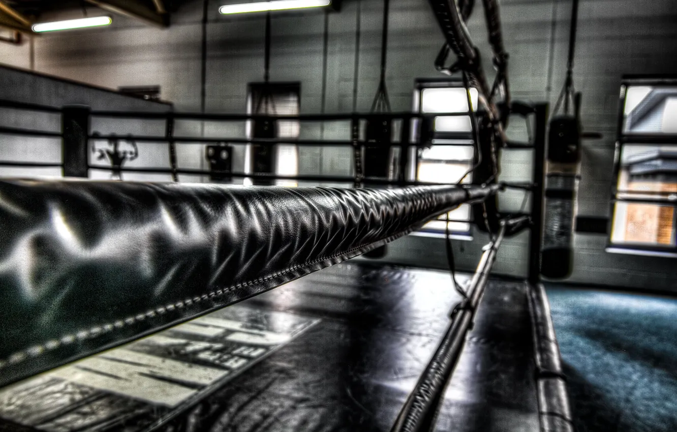 Photo wallpaper ring, boxing, gym
