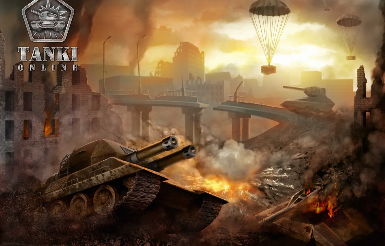 Photo wallpaper The game, Tanks, Game, Shooter, Tanks, Tanki Online, Tanki online