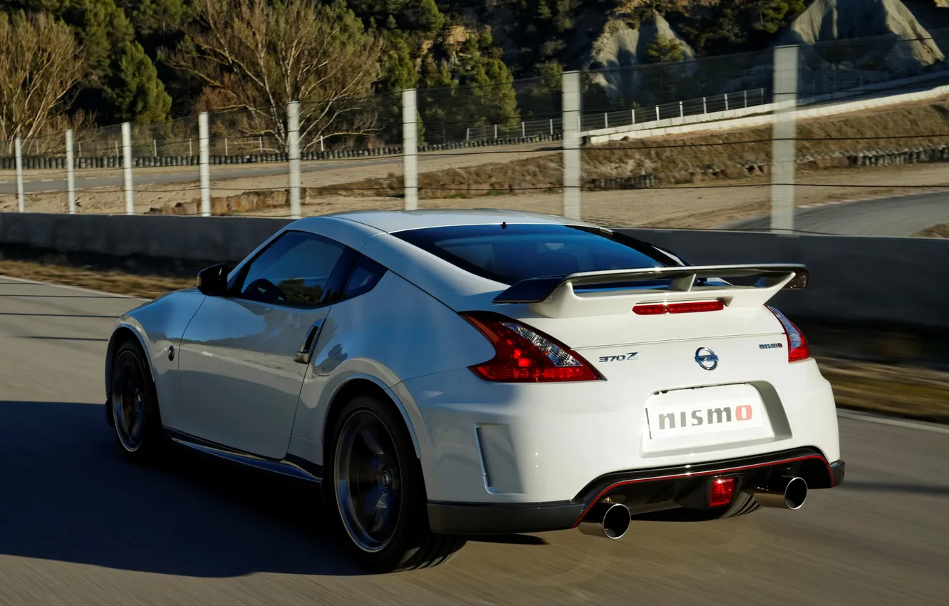 Photo wallpaper Nissan, exhaust, back, 370Z, Nismo
