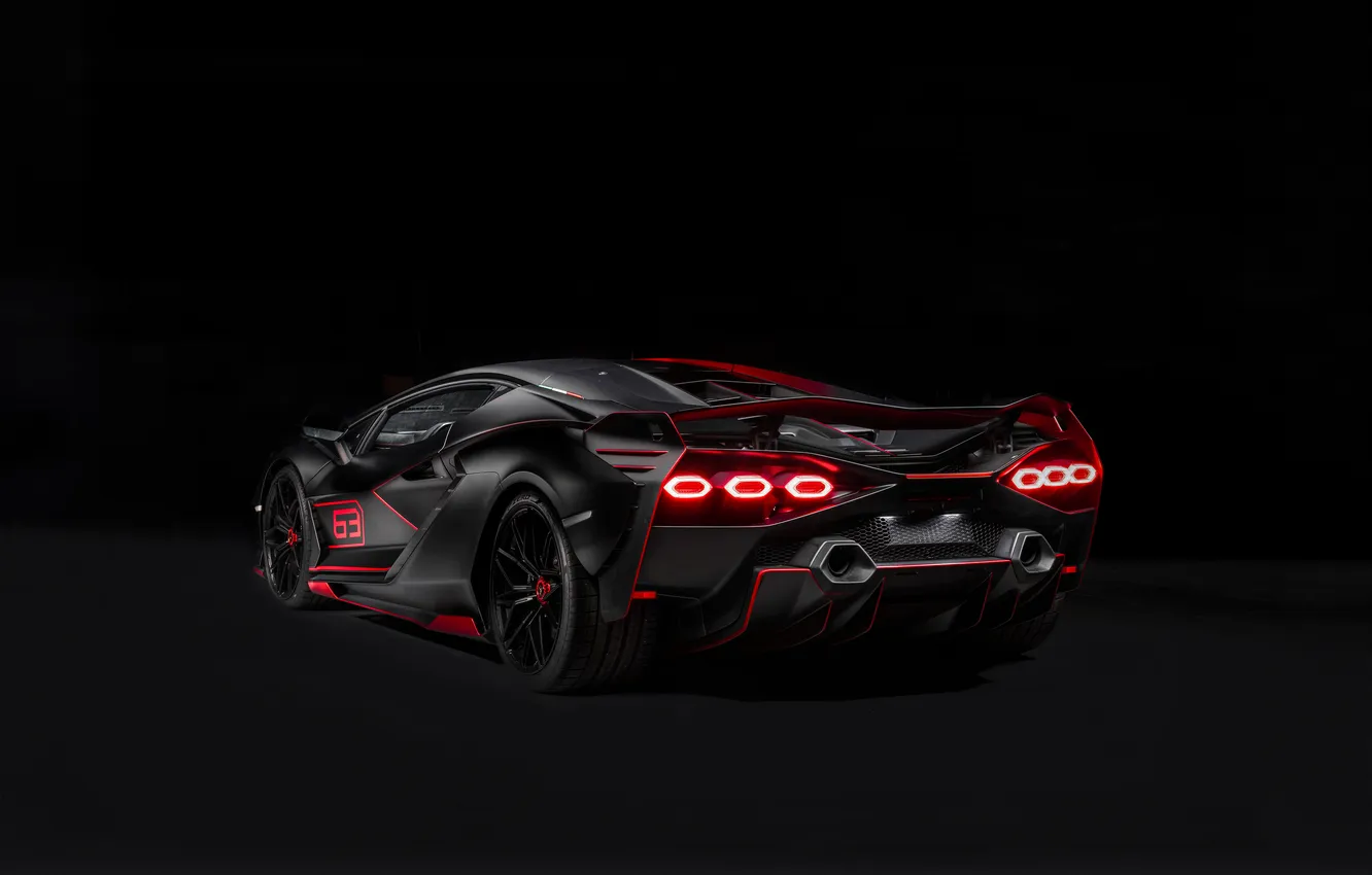 Photo wallpaper Lamborghini, Sian, Lamborghini Sian FKP 37