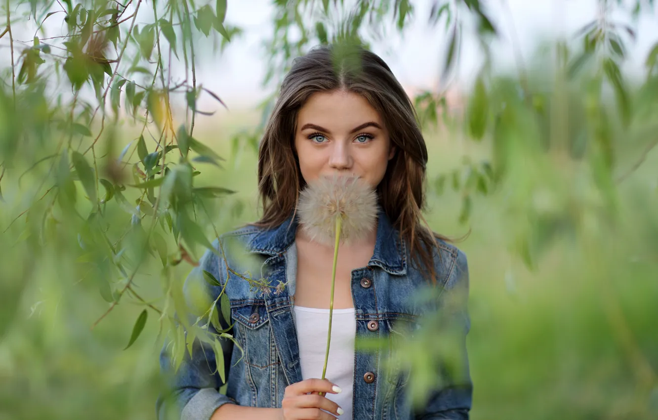 Photo wallpaper portrait, Margarita, Murat Kuzhakhmetov