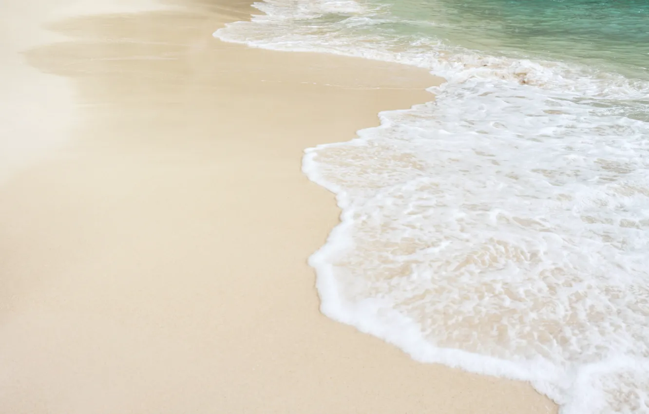 Photo wallpaper sand, sea, wave, beach, summer, summer, beach, sea