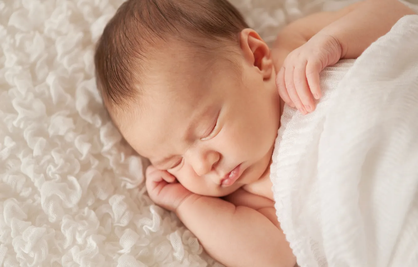 Photo wallpaper children, girl, baby