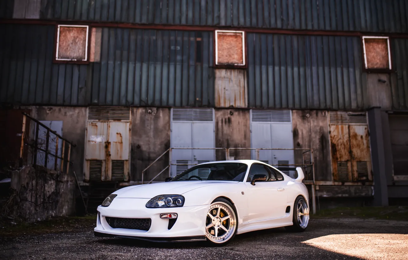 Photo wallpaper White, Supra, Spoiler