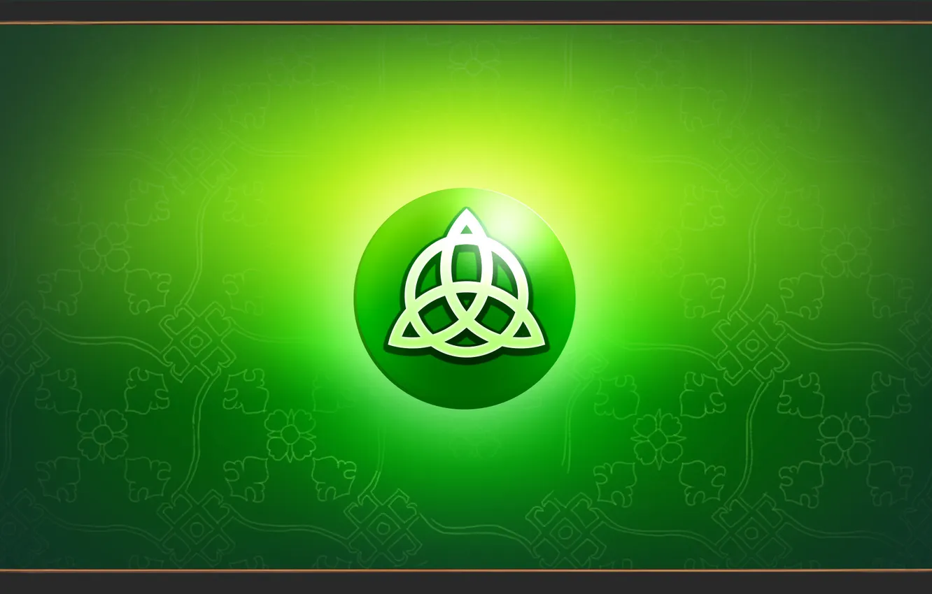 Photo wallpaper symbol, celta, triqueta, Triquetra