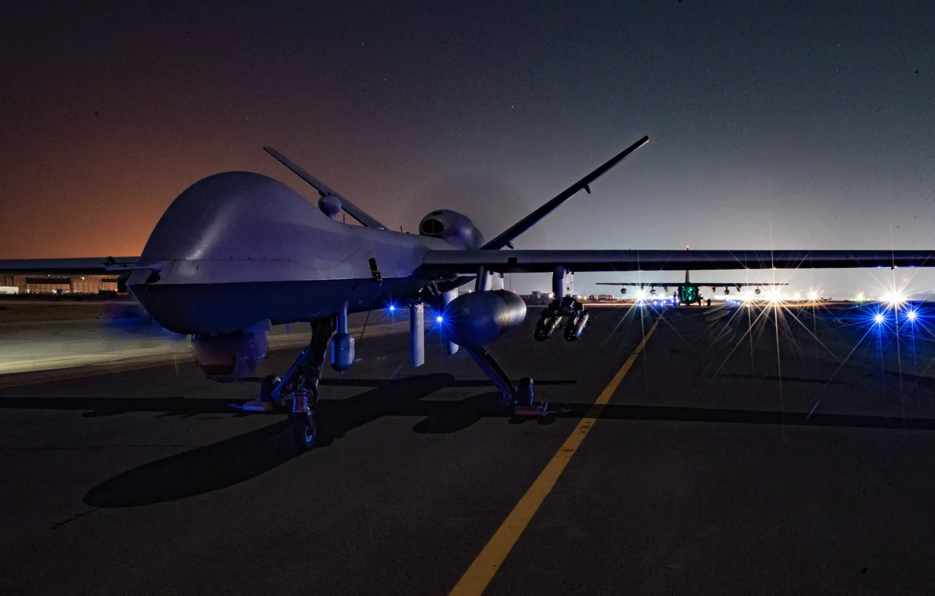 Photo wallpaper modular reconnaissance and strike UAV, UNITED STATES AIR FORCE, MQ-9 Reaper