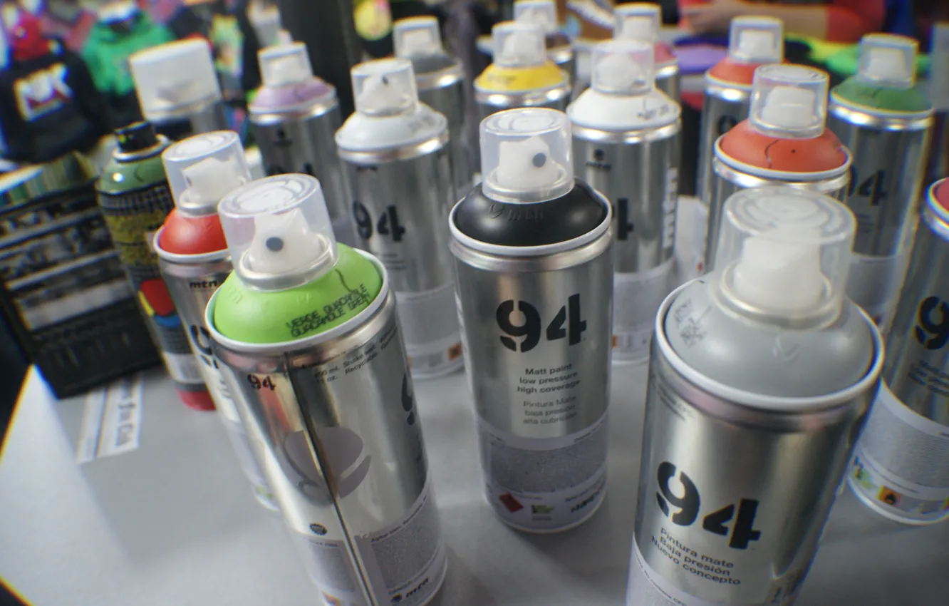 Photo wallpaper spray, vanilla paint