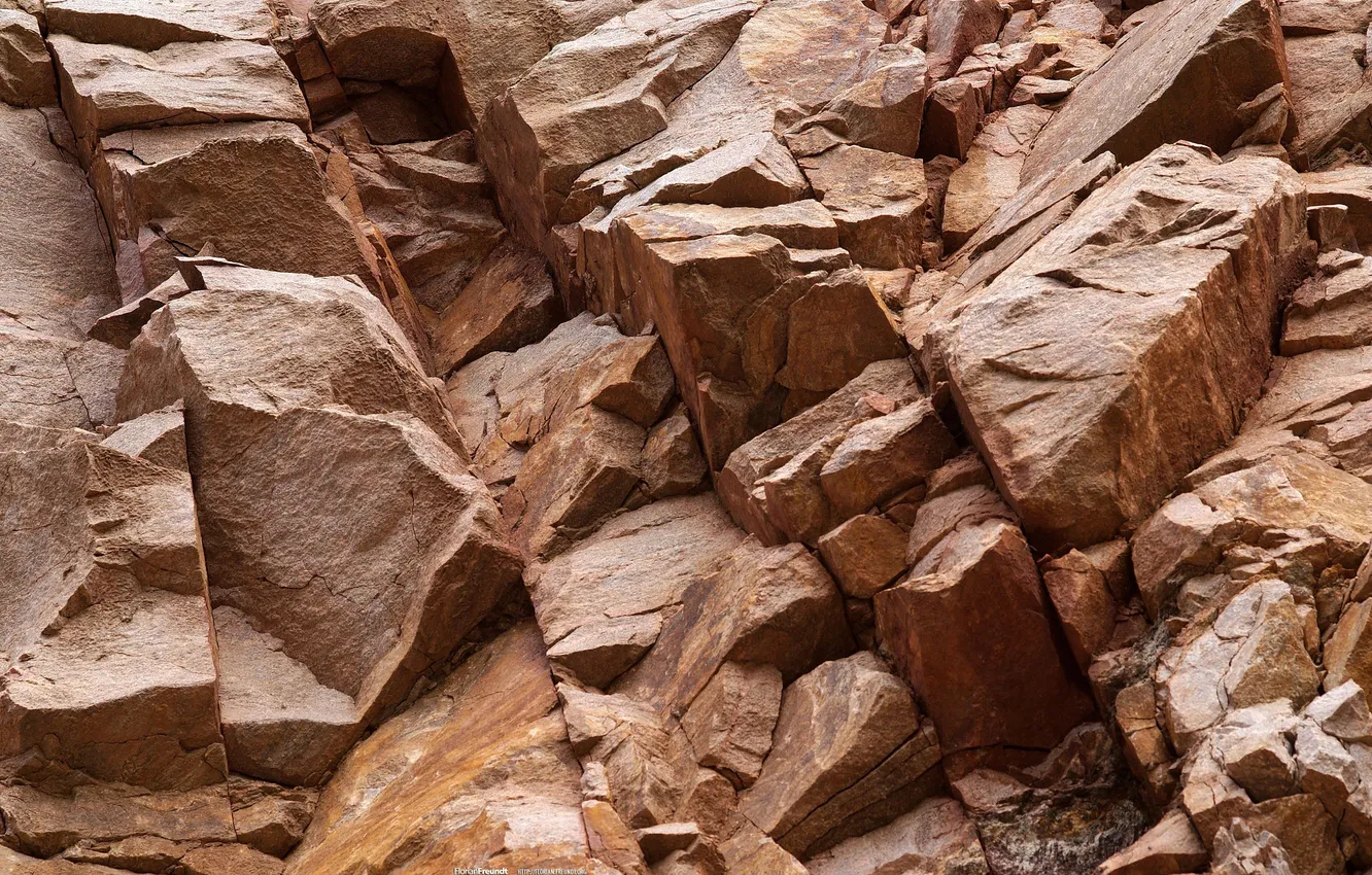 Photo wallpaper nature, stones, color, brown, boulders, stones